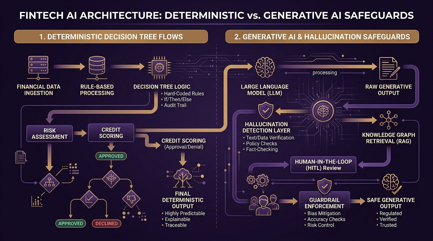 Deterministic AI Decision Engine Flowchart